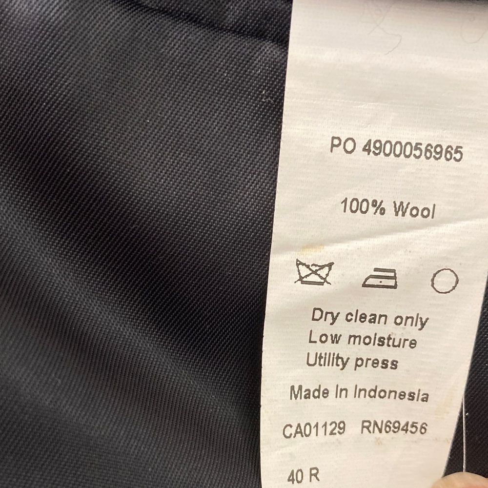 Calvin Klein Collection Deep Blue Subtle Stripes … - image 7